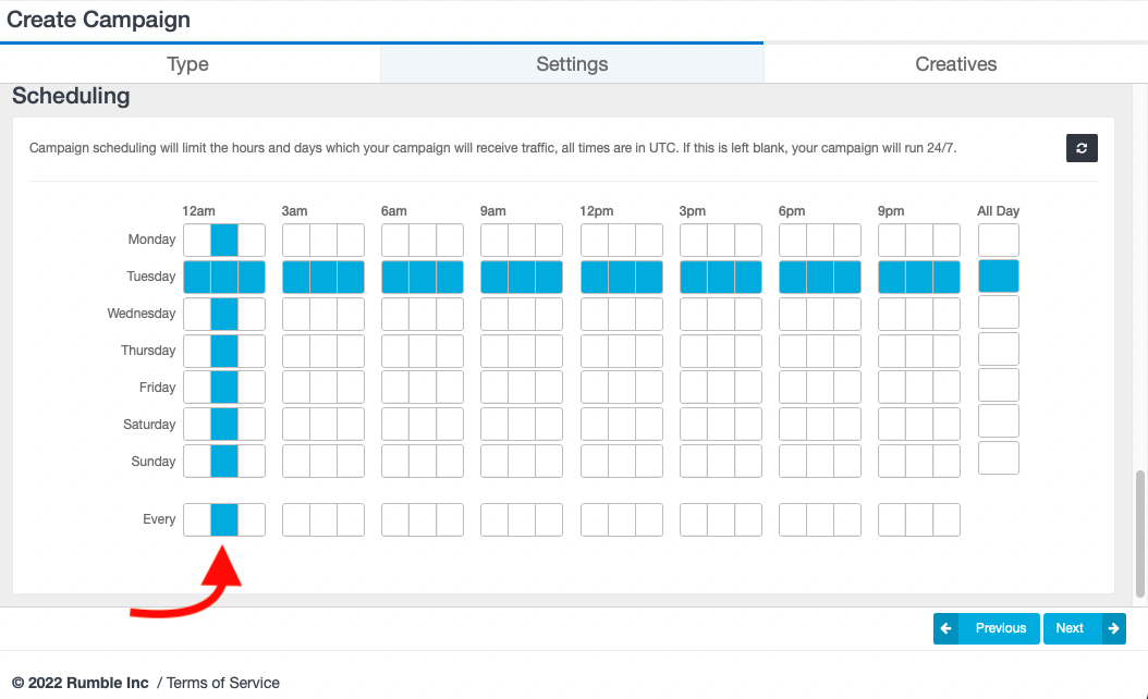 Scheduling Every Day